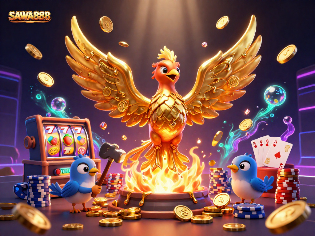 Experience the thrill of winning with SAWA888's exciting slot machines and vibrant gaming atmosphere.