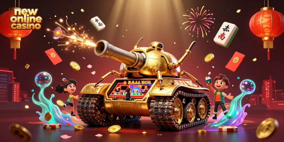 Experience the thrill of a new online casino in this vibrant 3D illustration, showcasing an exciting miniature casino.